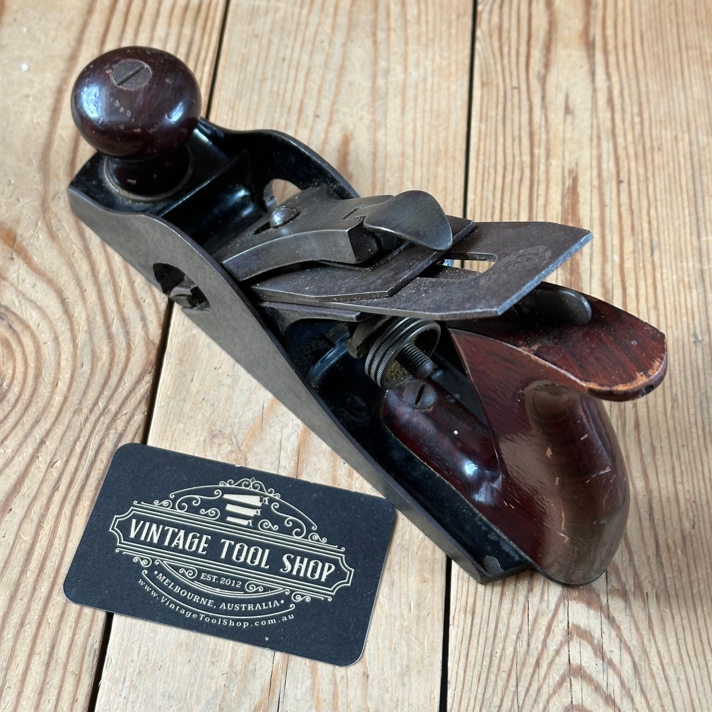 H2558 RARE! Vintage OHIO Tool Co USA No:10 & 1/2 Rabbet REBATE PLANE