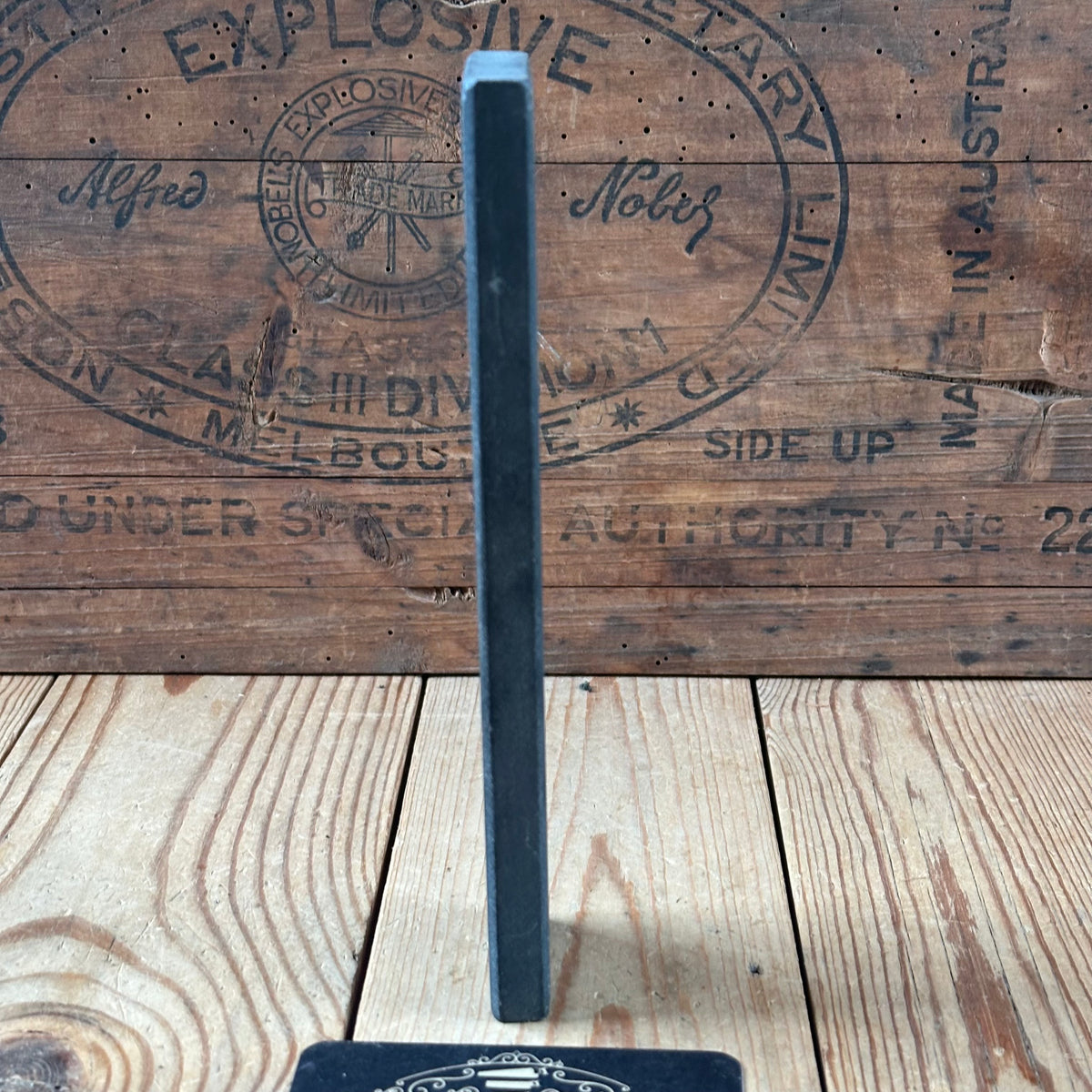 A399 Vintage Blue Dragons Tongue WELSH natural sharpening stone BARBER HONE
