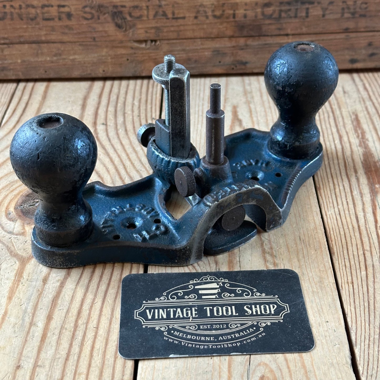 H2527 Vintage CARTER Australia No.C71 Router plane with one cutter