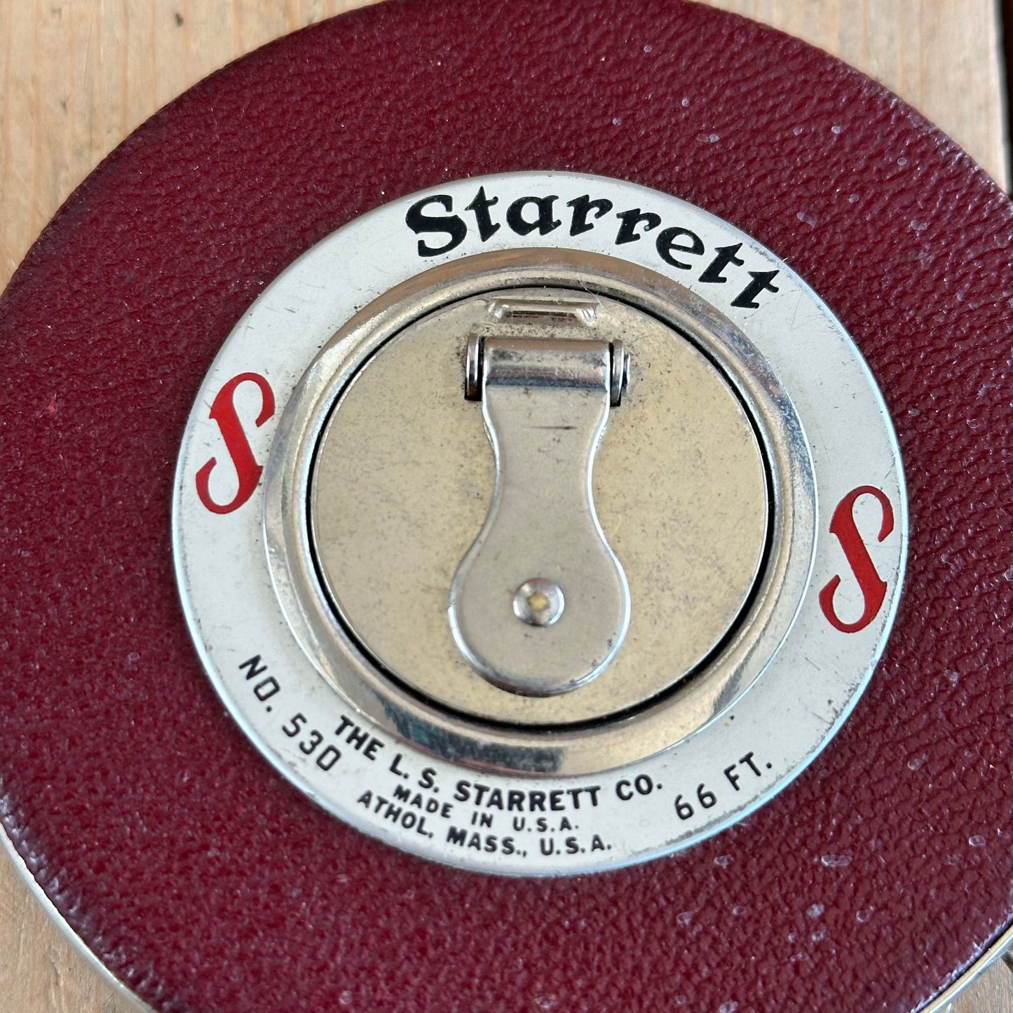 H1154 Vintage STARRETT USA 66” steel TAPE