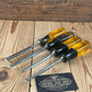 N1766 Vintage 4 x STANLEY Australia chisels