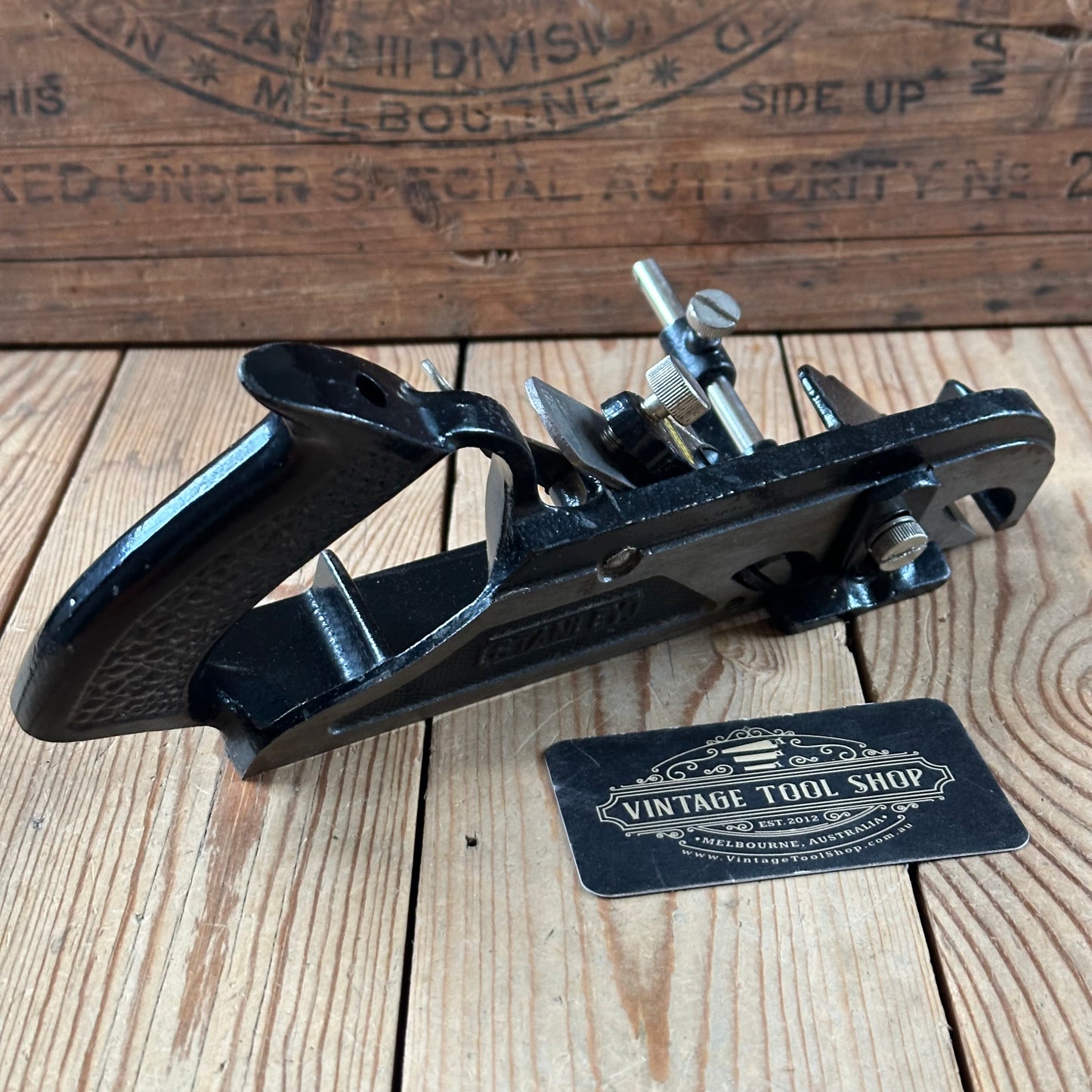 H2408 Vintage STANLEY England No.78 Duplex REBATE Rabbet PLANE IOB