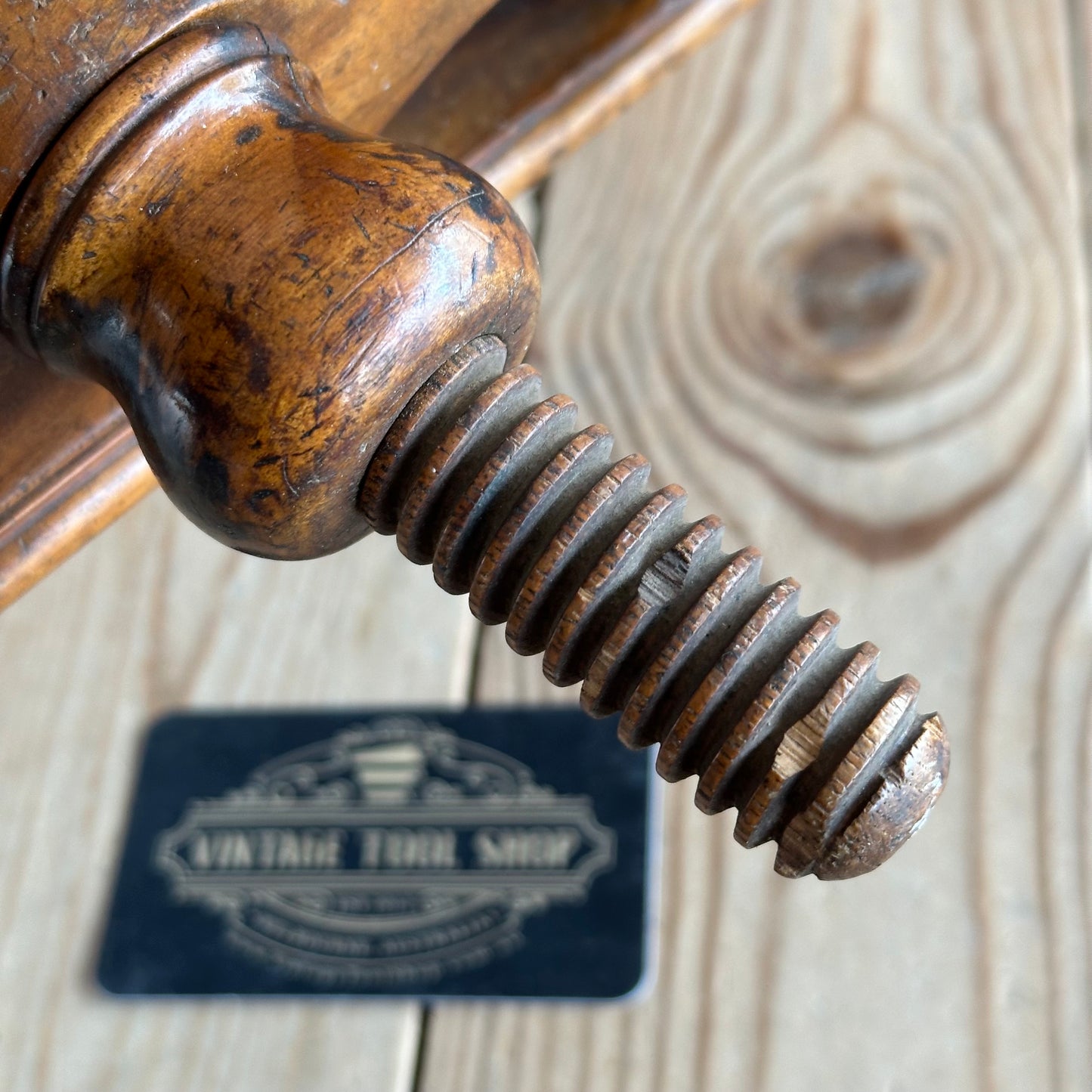 T8552 UNIQUE! Antique USER MADE Mahogany PLOUGH PLANE