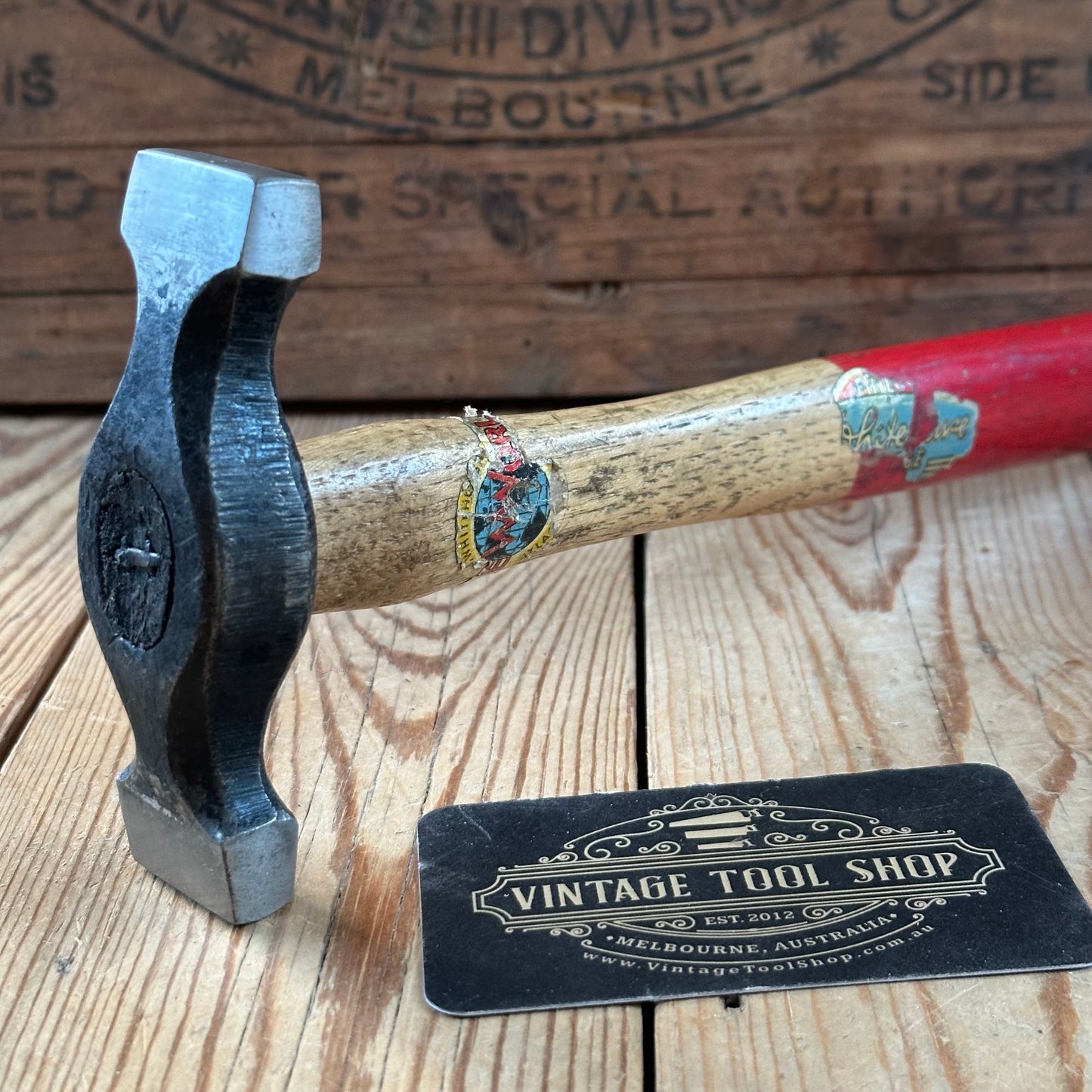 D1842 Vintage WHITEHOUSE England Jewellers Metalworking HAMMER