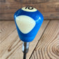 TR133 Repurposed Blue /white “10” POOL BALL awl by Tony Ralph