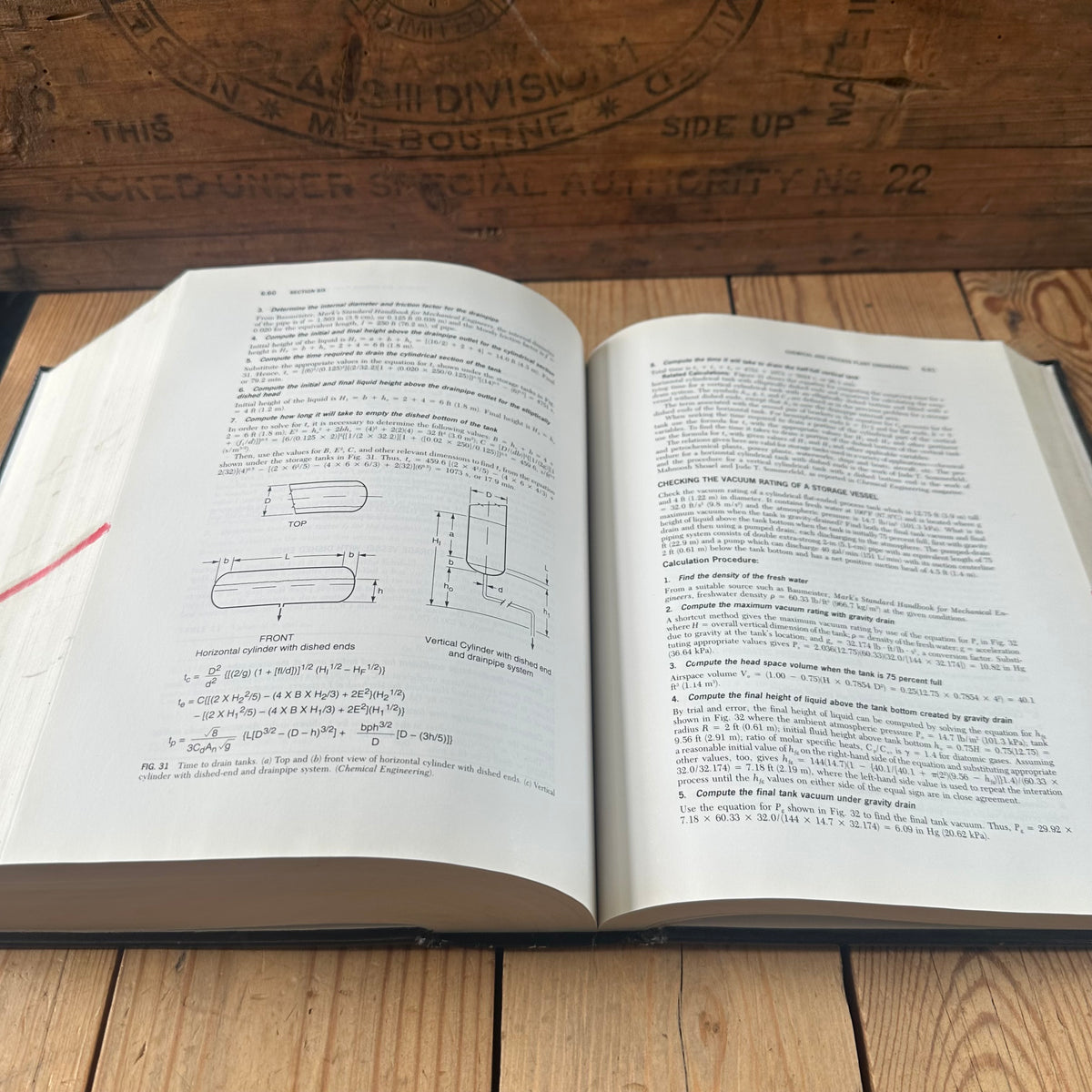 N2052 HANDY! Vintage BOOK STANDARD HANDBOOK of ENGINEERING CALCULATIONS 3rd edition by T.G.Hicks