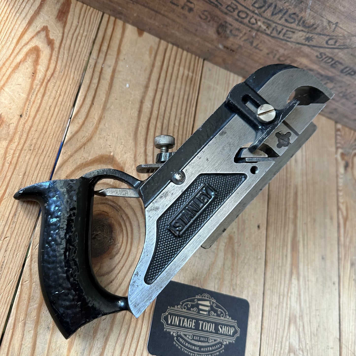 H2555 CLEAN! Vintage STANLEY England No.78 Duplex RABBET rebate plane