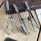 T9122 Antique small fancy DRAFTING tools DRAWING SET in leather box & 1830s envelope