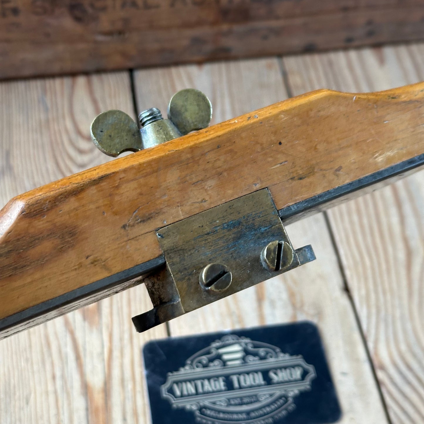 N1716 Vintage wooden ELM COACHMANS ROUTER Coopers Grooving tool spoke shave
