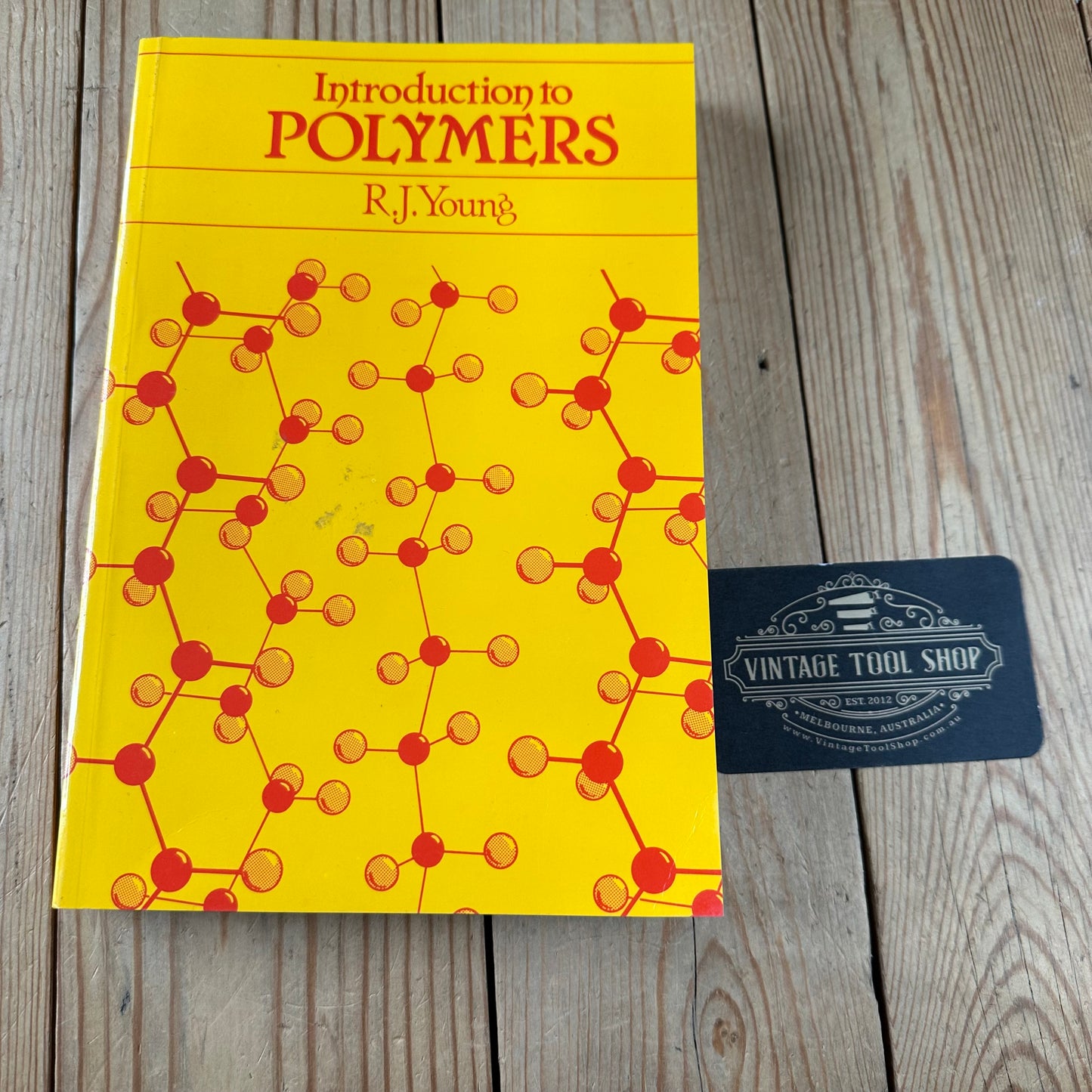 XBN95 Vintage BOOK INTRODUCTION to POLYMERS by R.J.Young