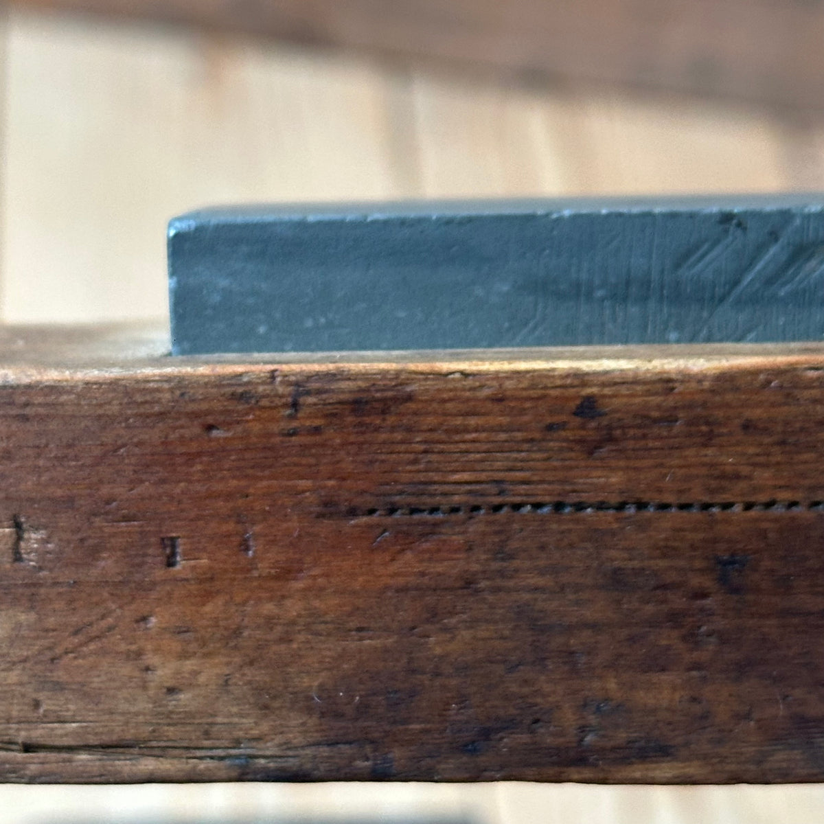A402 GREEN! Vintage German Thuringian SLATE Razor BARBER HONE waterstone