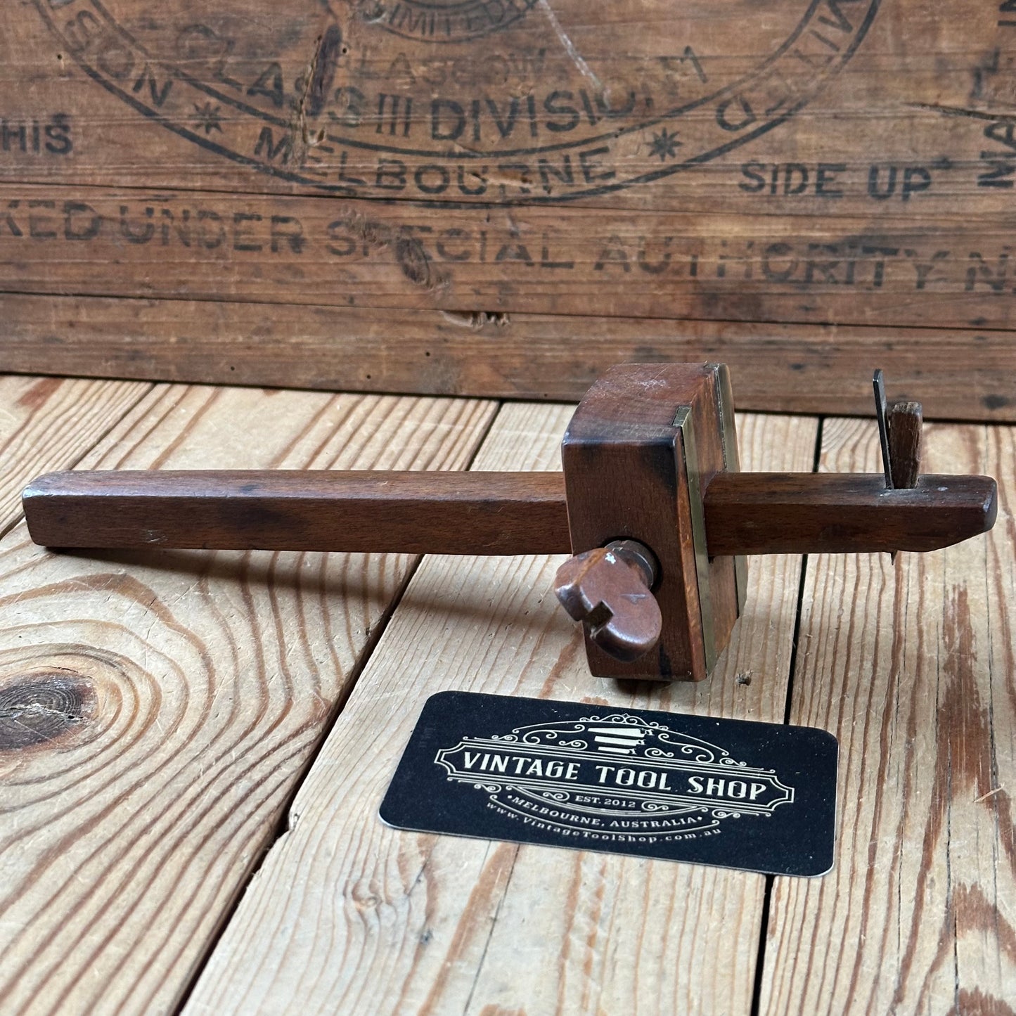 H2436 Vintage RUSTIC Slitting marking GAUGE