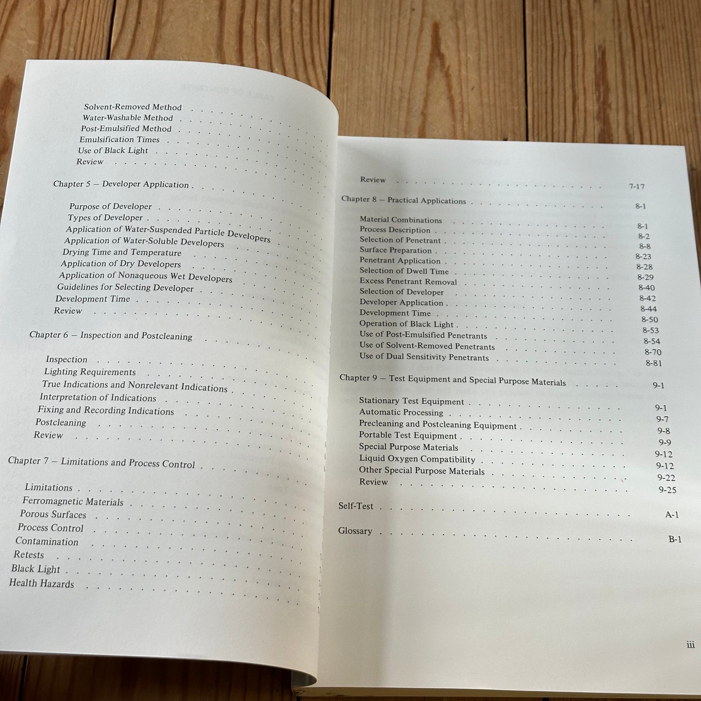 XBN149 Vintage BOOK PROGRAMMED INSTRUCTION HANDBOOK on NONDESTRUCTIVE TESTING Liquid Penetrant by General Dynamics