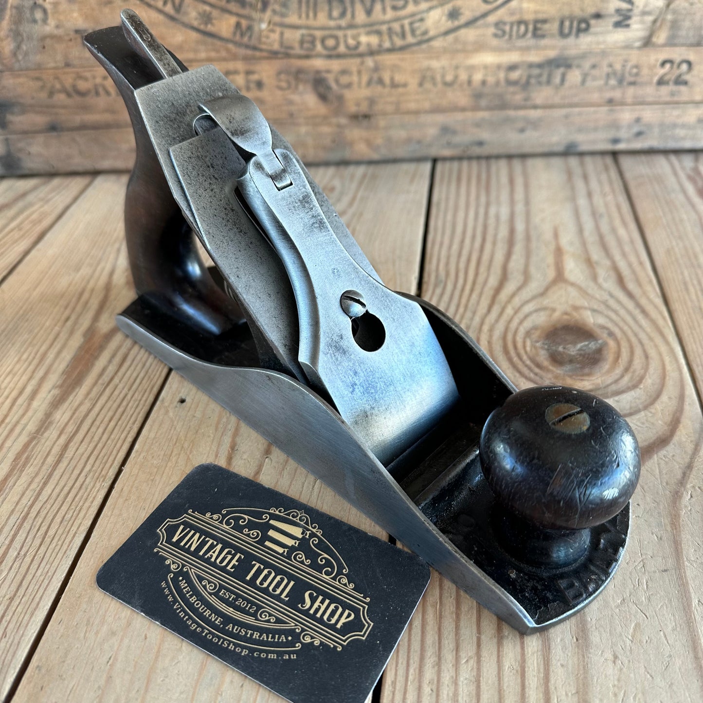 H1567 Vintage STANLEY USA Type 11 circa 1910-18 No.4 smoothing PLANE