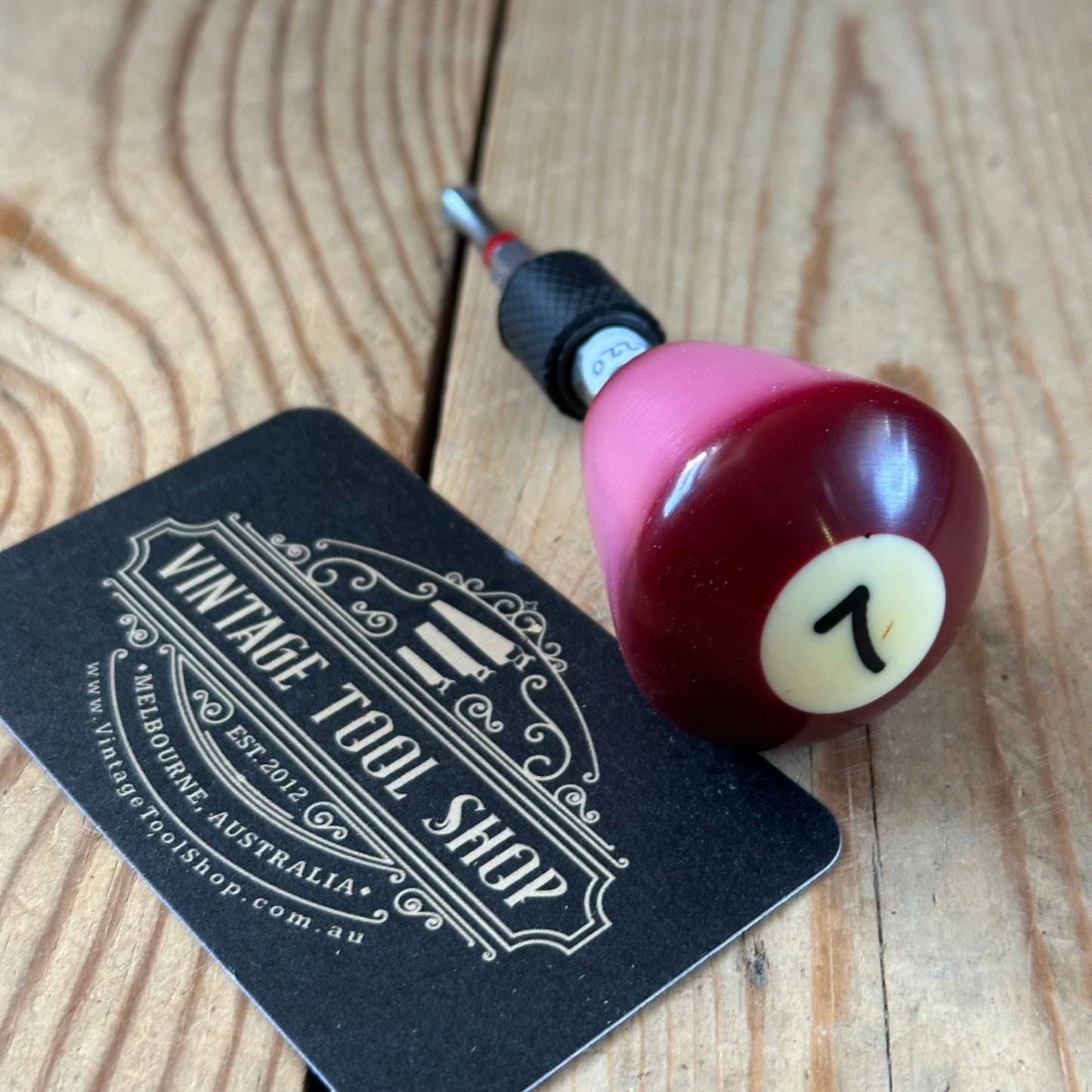 TR NEW! Repurposed POOL BALL HEX TIP DRIVER by Tony Ralph