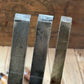 H2459 ICONIC! Vintage set of 6 x TITAN AUSTRALIA No:101 Registered Firmer CHISELS