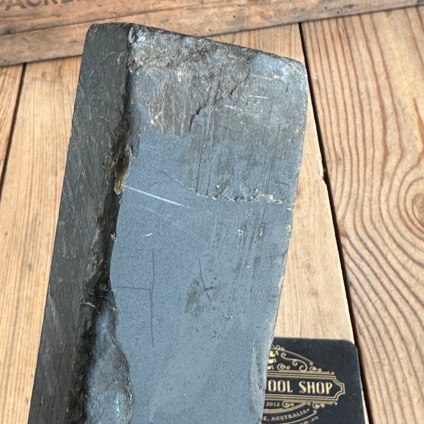 A369 Vintage German THURINGIAN SLATE water stone SHARPENING STONE