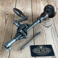 SOLD N701 Vintage ornate iron frame HAND DRILL & drill bit