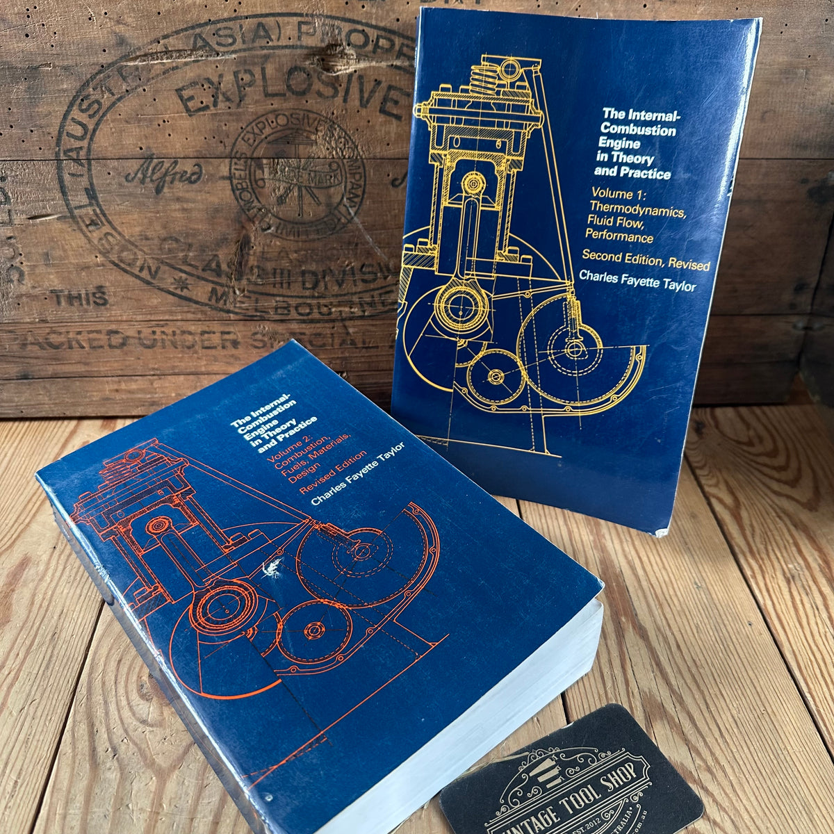 XBN48 Vintage BOOKS THE INTERNAL COMBUSTION ENGINE IN THEORY AND PRACTICE Vol 1 & 2
