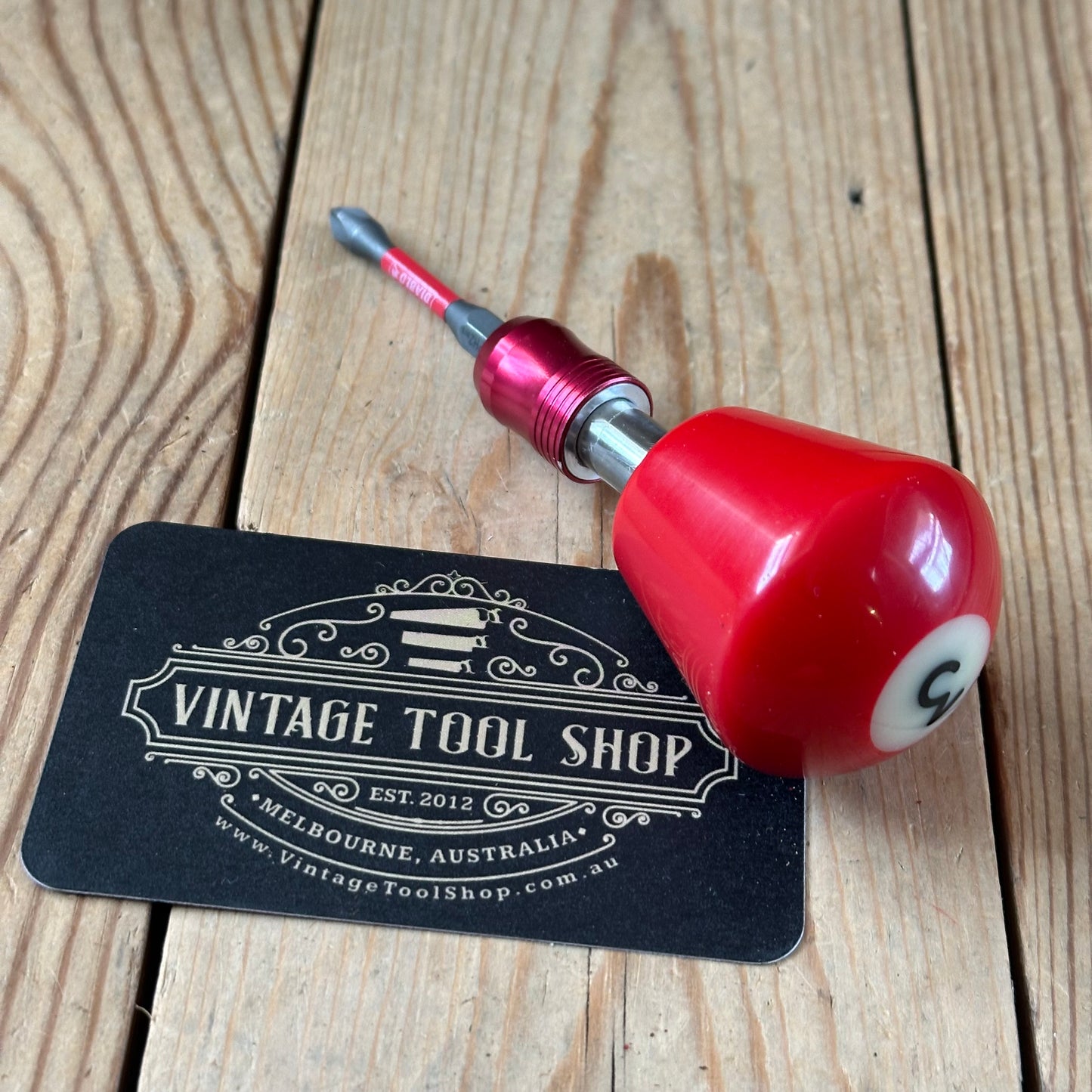 TR NEW! Repurposed POOL BALL HEX TIP DRIVER by Tony Ralph