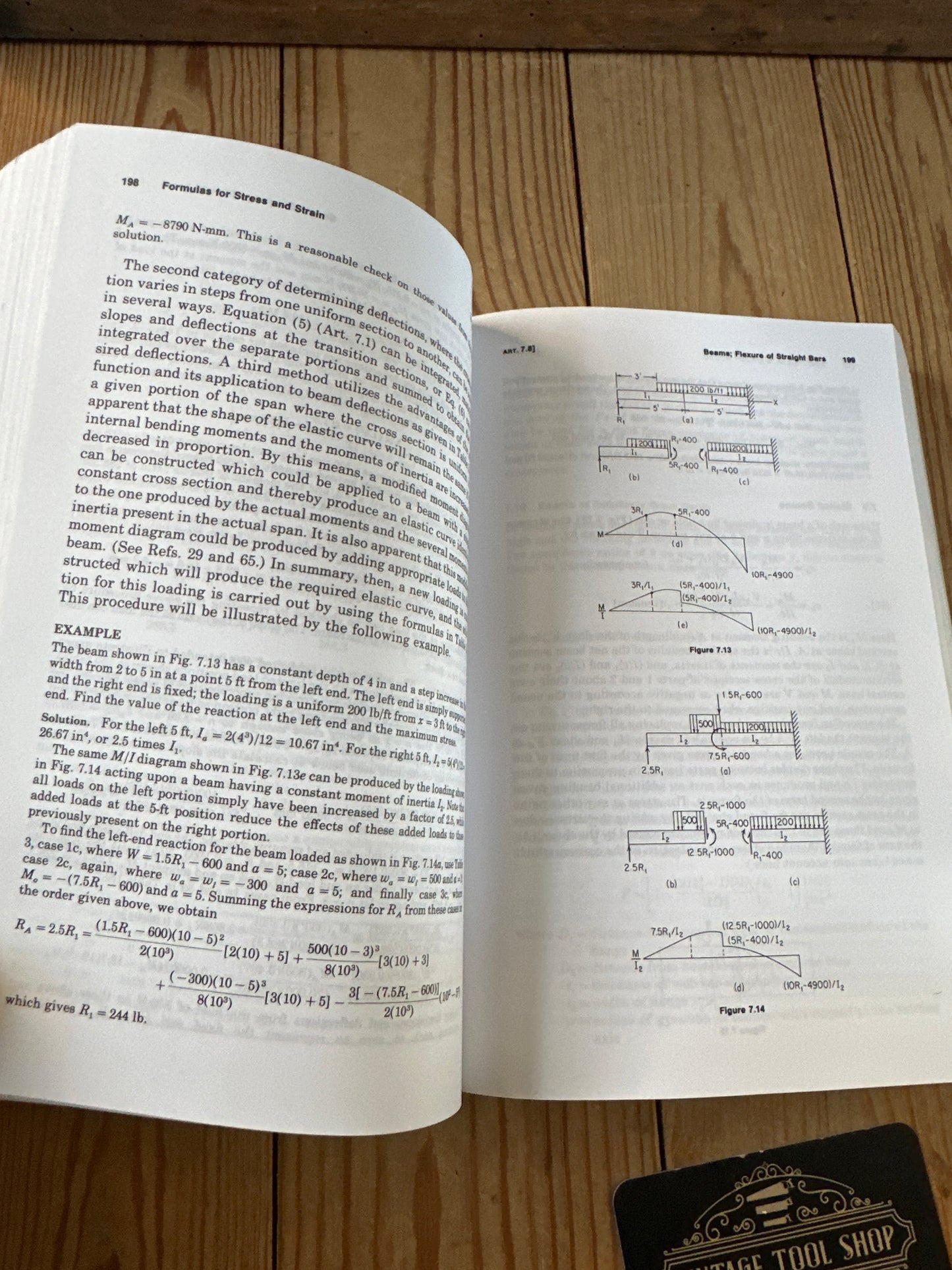 XBN41 Vintage 1989 Roark’s Formulas for Stress and Strain BOOK by W.C.Young 6th Edition