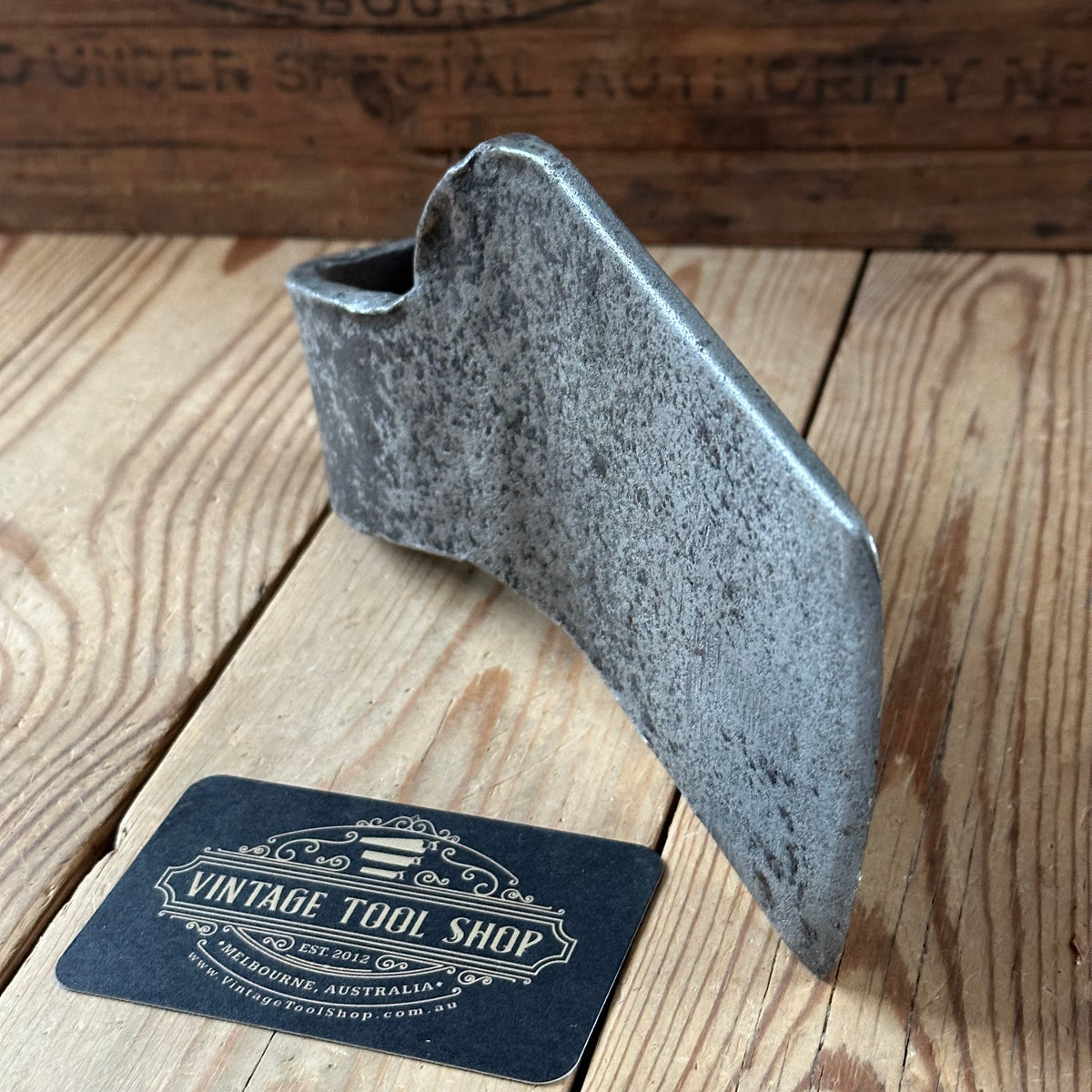 Y237 COOL! Antique French pattern MINERS axe head