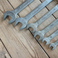 H1824 Vintage set of 6 AHREM Goodline Germany AF & METRIC SPANNERS