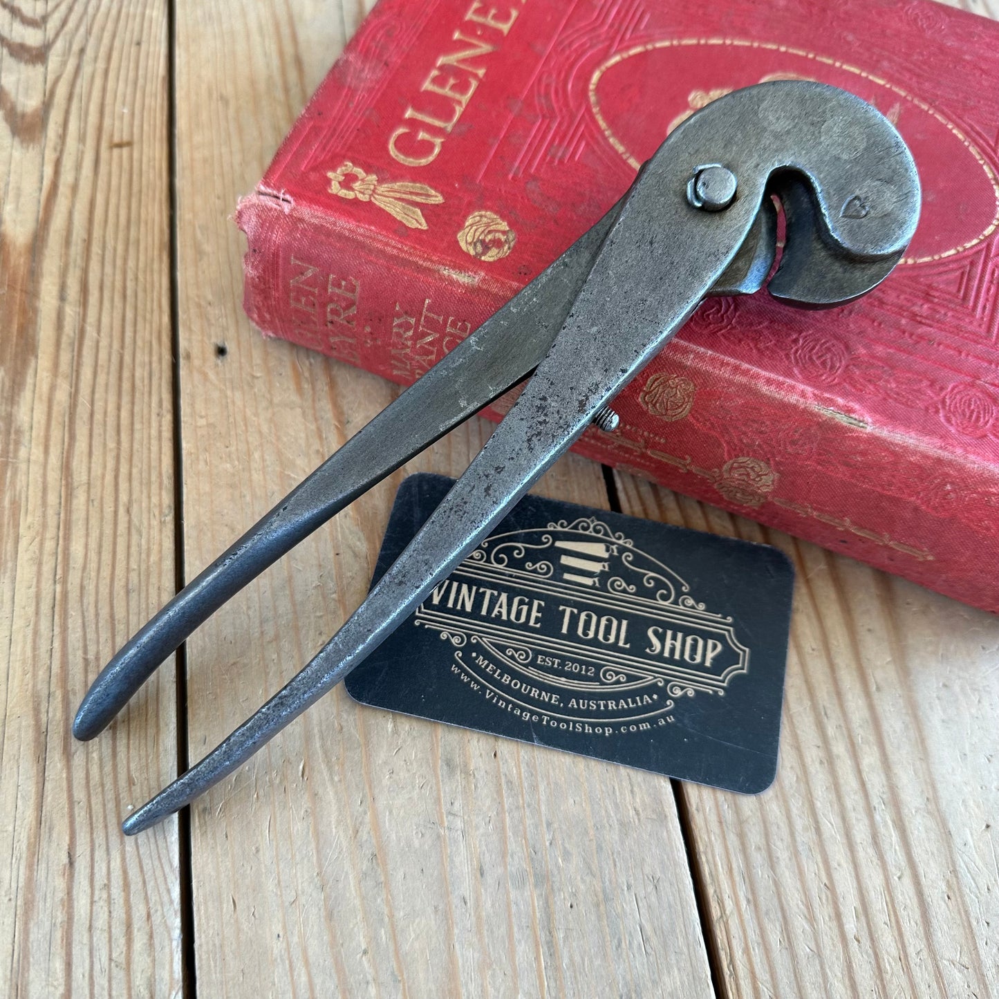 H1725 UNUSUAL! Vintage Wynn Timmins Wire Cutting PARROT BEAK PLIERS