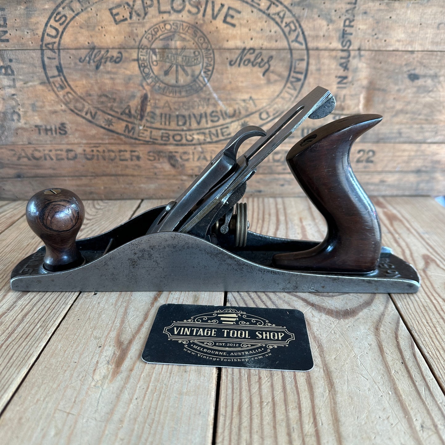 SOLD N1028 Vintage STANLEY USA No.5 1/4c CORRUGATED Junior Jack PLANE