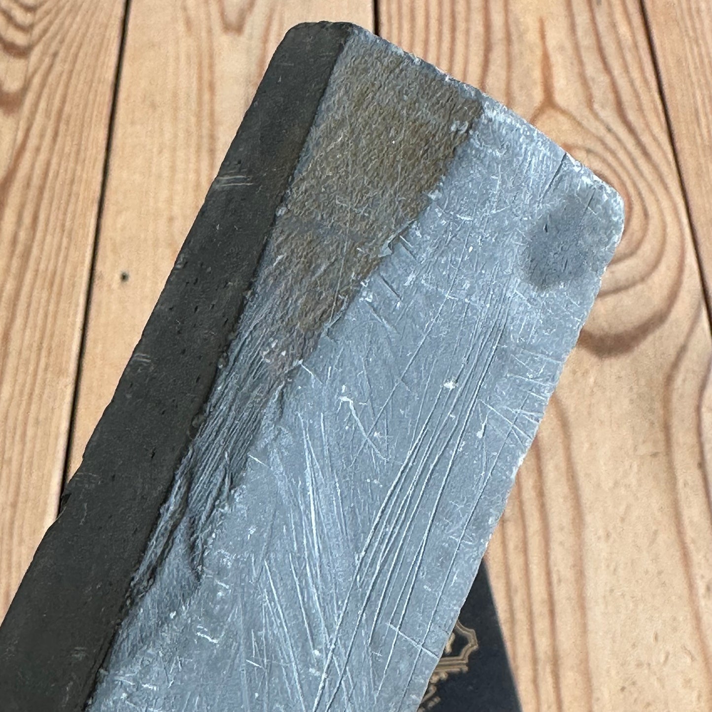 A366 Vintage German THURINGIAN SLATE waterstone SHARPENING STONE