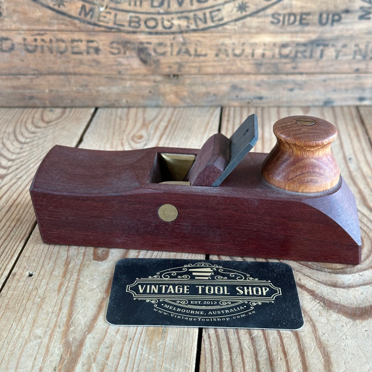 N1130 Contemporary Australian HNT GORDON Cooktown Ironwood AUSSIE  BLOCK PLANE