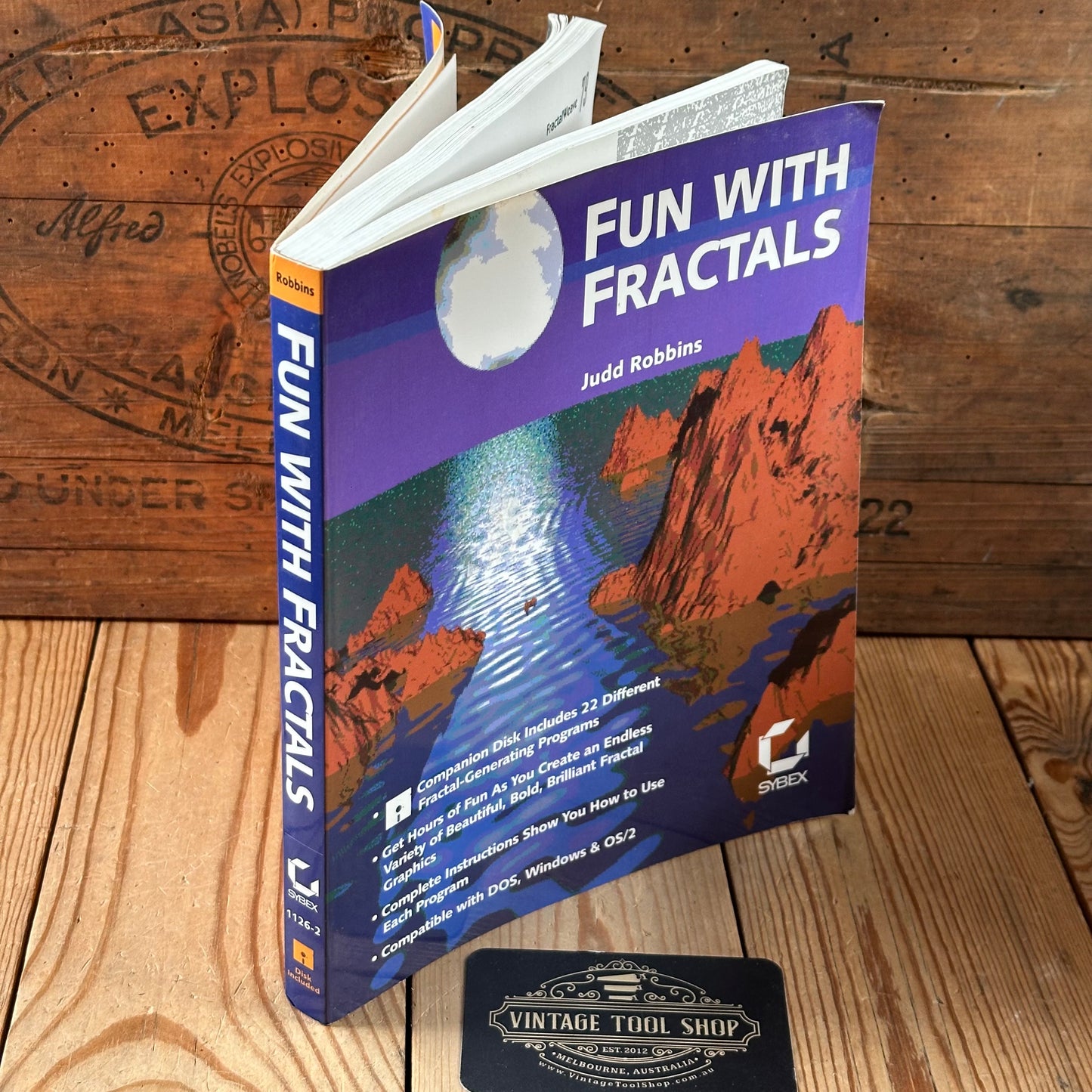 XBN104 Vintage 1993 FUN WITH FRACTALS BOOK by Judd Robbins