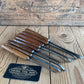 SOLD T9999 Vintage set of 8 x S.J. ADDIS Carving CHISELS