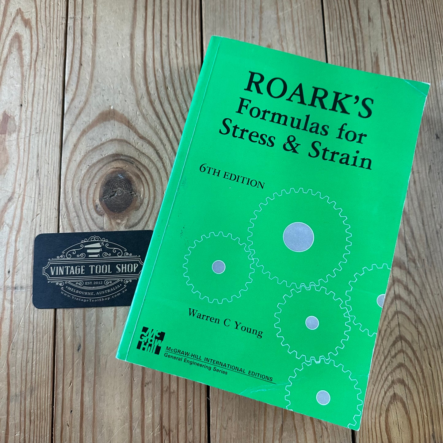 XBN41 Vintage 1989 Roark’s Formulas for Stress and Strain BOOK by W.C.Young 6th Edition