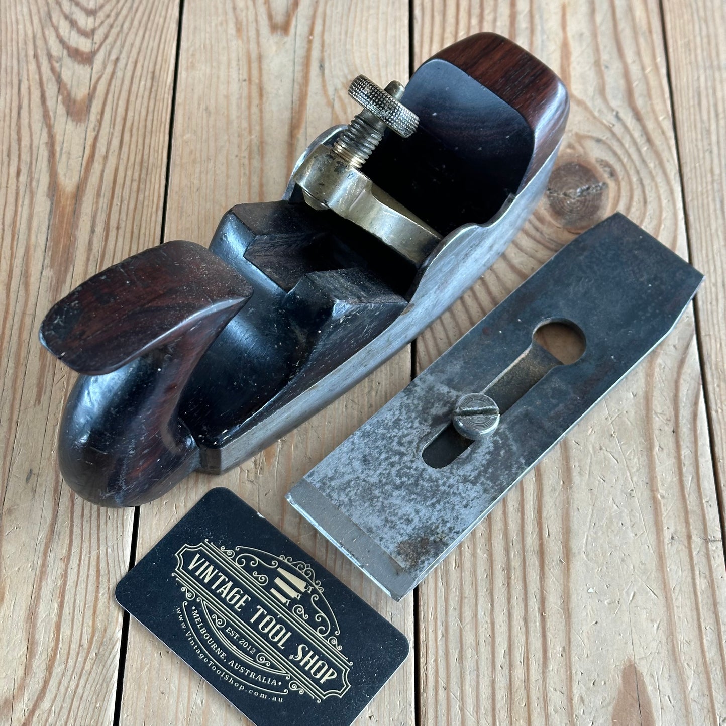 N1155 Antique SPIERS AYR Rosewood INFILL SMOOTHING plane