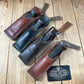 JMB18-JMB21 NEW! 1x Blacksmith made HAND FORGED high tensile steel CHISEL handmade genuine leather SHEATH. Made by BONESAW