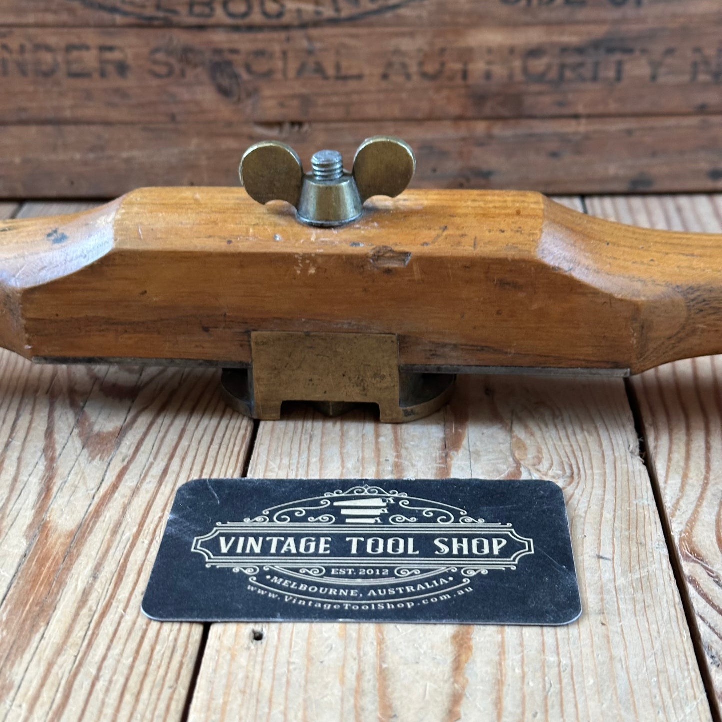 N1716 Vintage wooden ELM COACHMANS ROUTER Coopers Grooving tool spoke shave