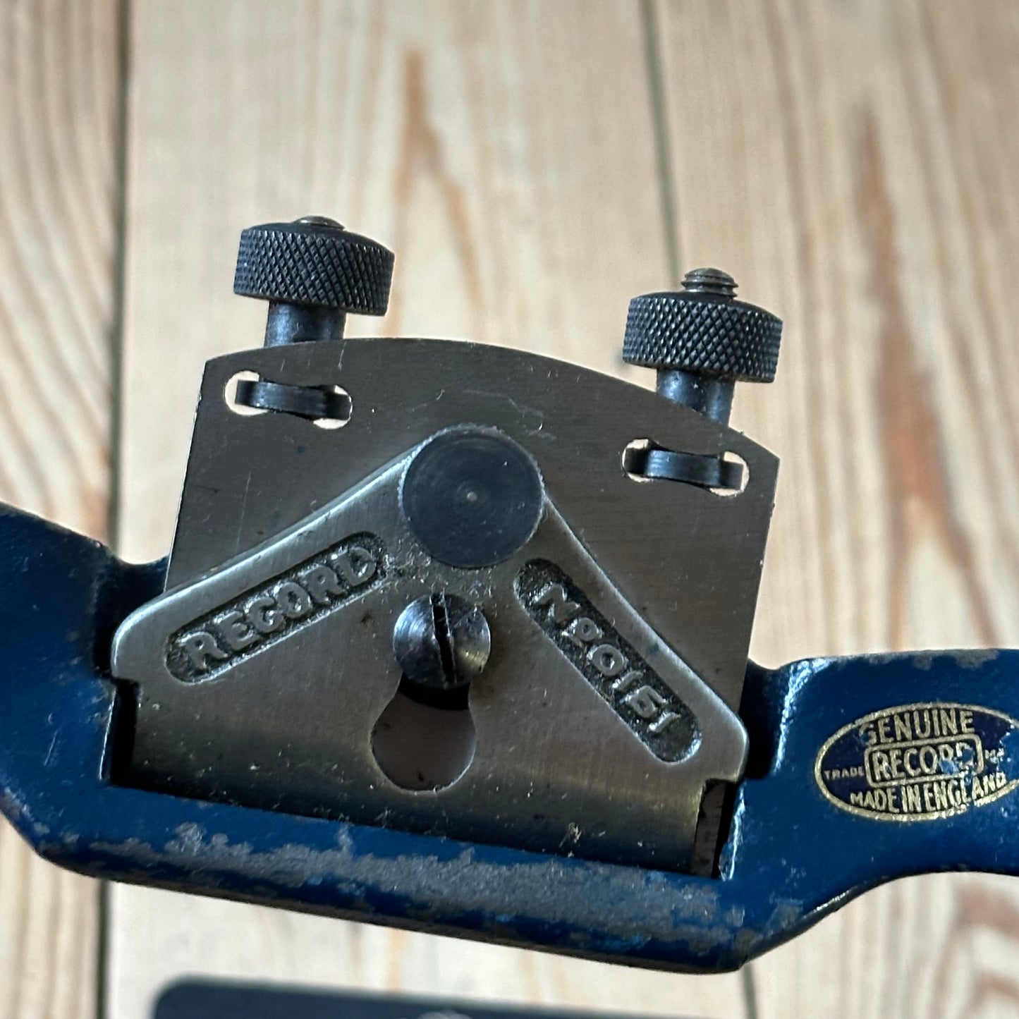 H2494 Vintage RECORD England No.151 adjustable flat base SPOKESHAVE spoke shave