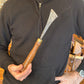 D1888 ANCIENT! Large antique 50mm EUROPEAN SKEW Carving CHISEL