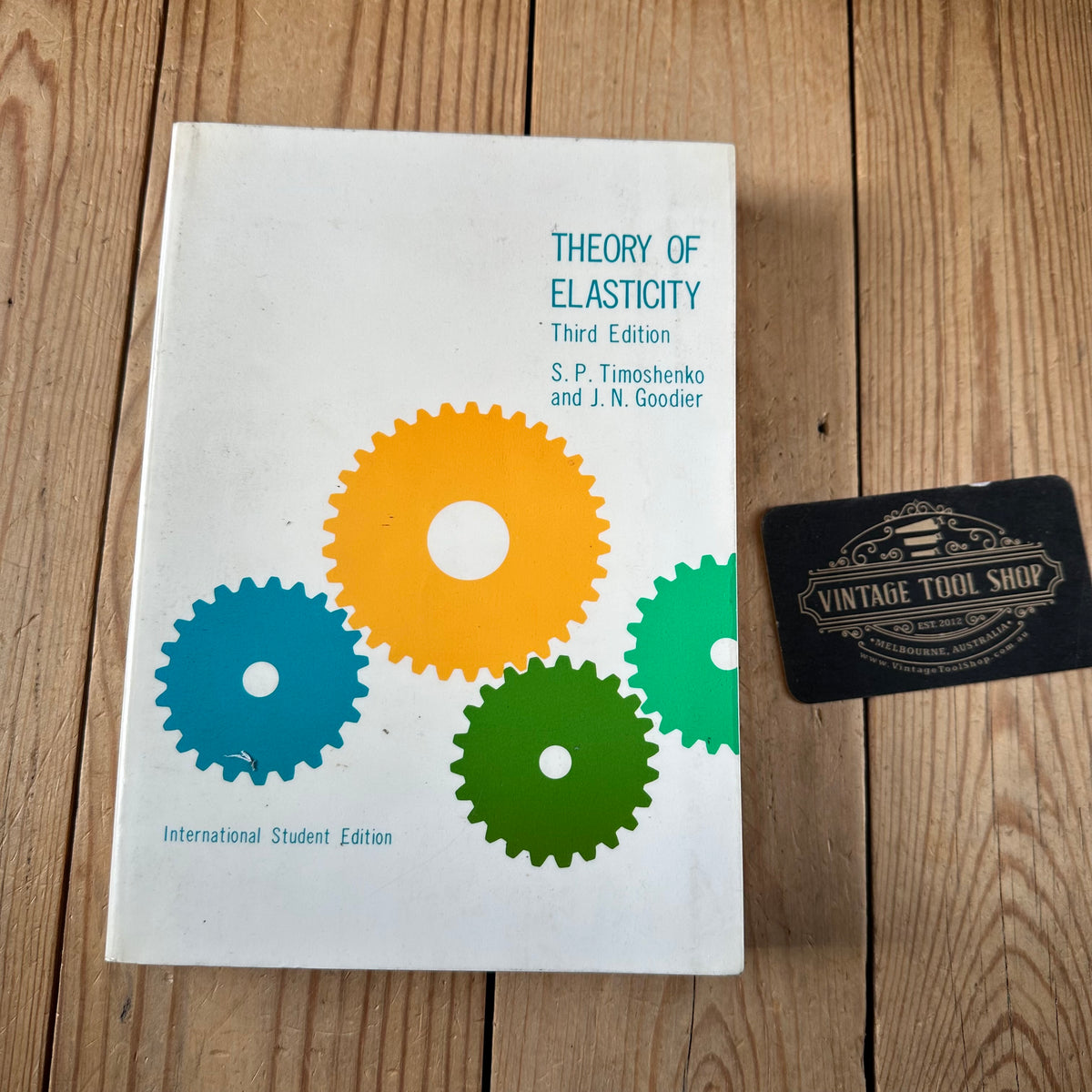 N2004 Vintage 1970 BOOK THEORY of ELASTICITY 3rd edition by S.P.Timoshenko and J.N.Goodier