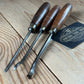 H2604 Vintage 3 x ADDIS England GOUGE CHISEL Carving Set