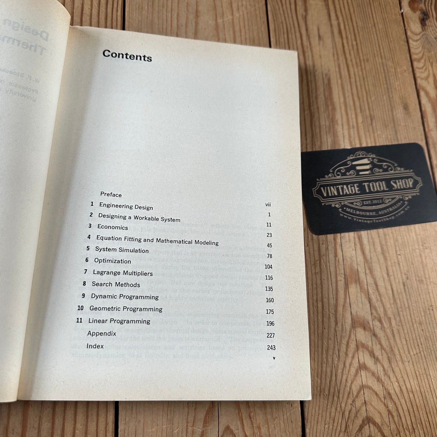 XBN153 Vintage BOOK DESIGN of THERMAL SYSTEMS by W.F.Stoecker