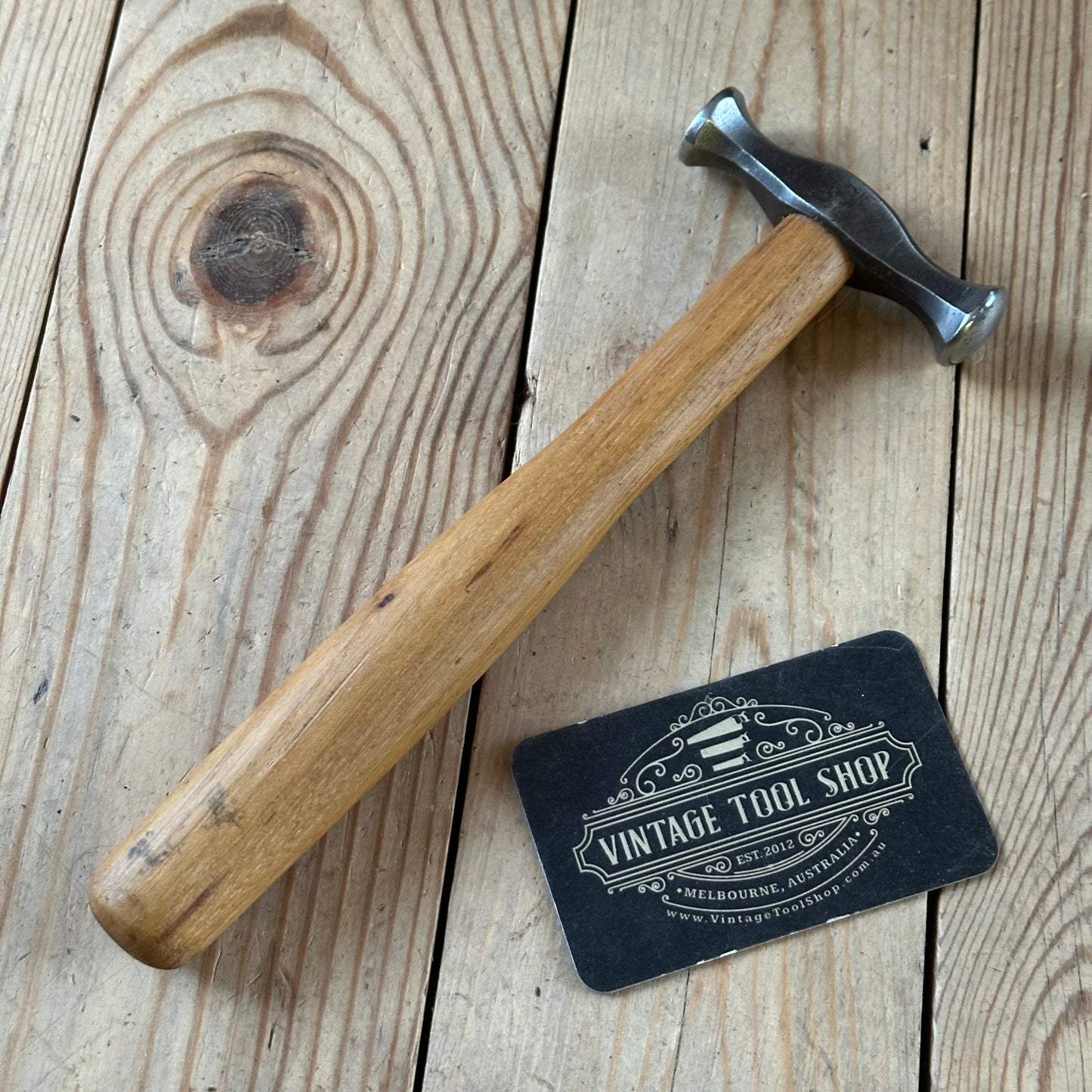 D1860 COOL! Vintage small jewellers Metalwork HAMMER
