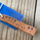 D1638 Vintage set of 9 tiny NUMBER PUNCHES metal jewellery leather stamps tools