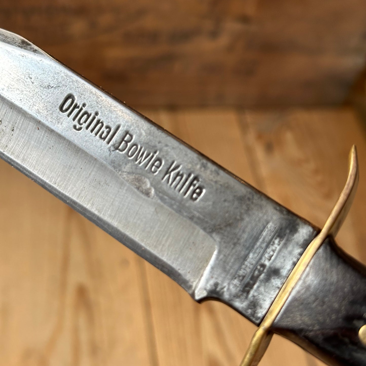 K60 Vintage Original German BOWIE KNIFE in leather sheath