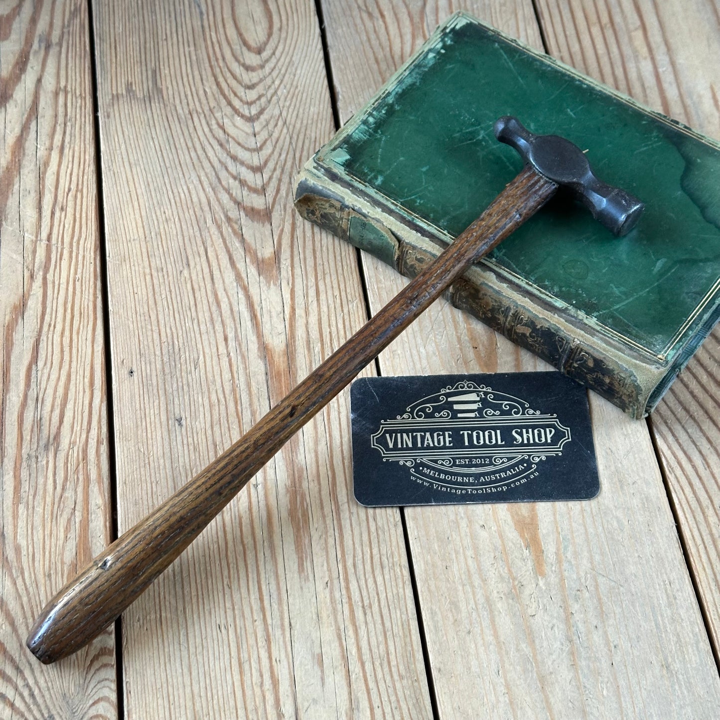 D1767 OLD! Vintage small jewellers metalworking BALL PEEN Hammer