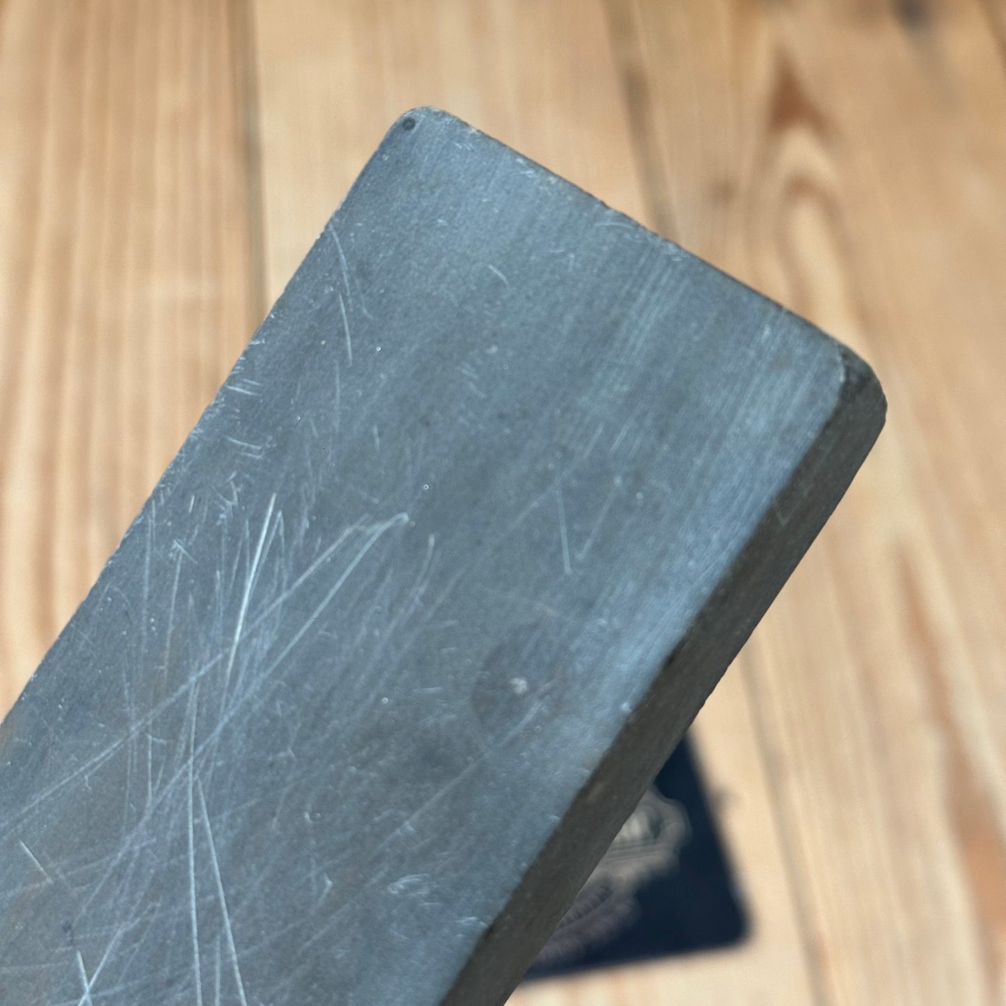 A329 Vintage DALMORE BLUE Scottish Razor BARBER HONE sharpening stone waterstone