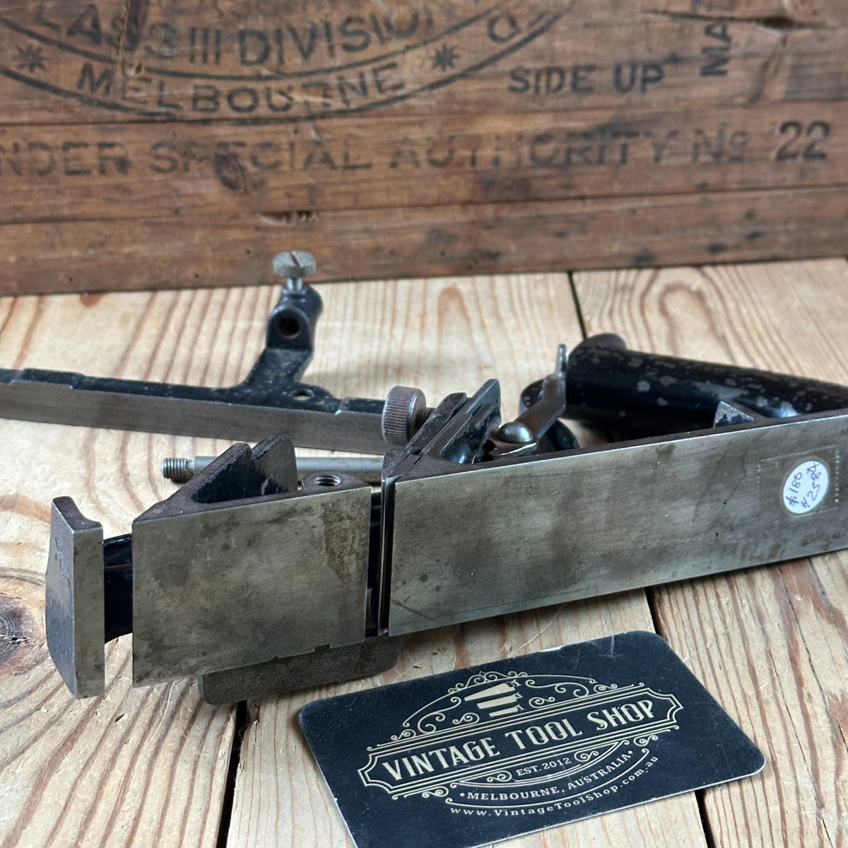 H2584 Vintage STANLEY England No.78 Duplex RABBET rebate plane