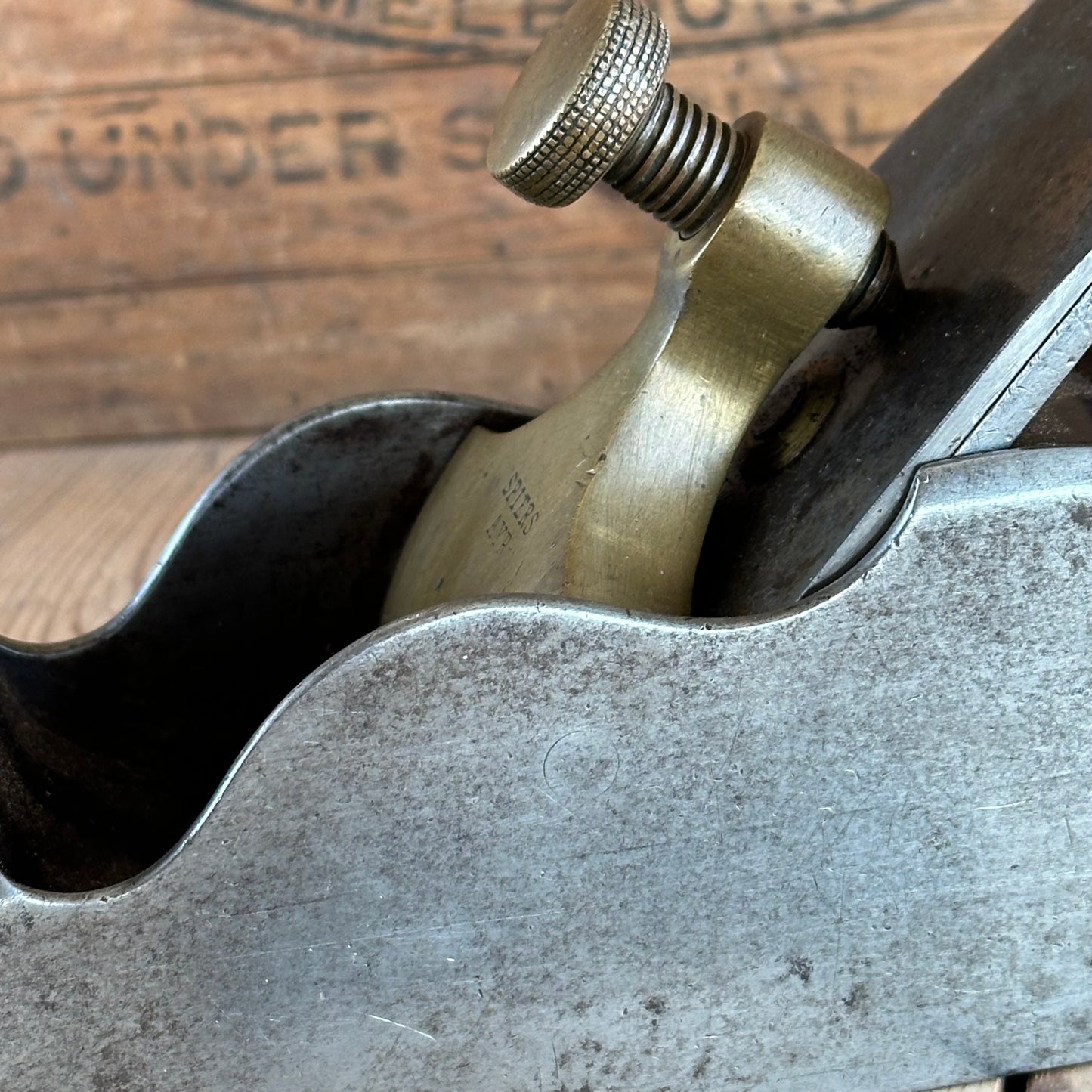 SOLD. N1902 Antique Stewart SPIERS Scotland 20.5” Rosewood INFILL PLANE