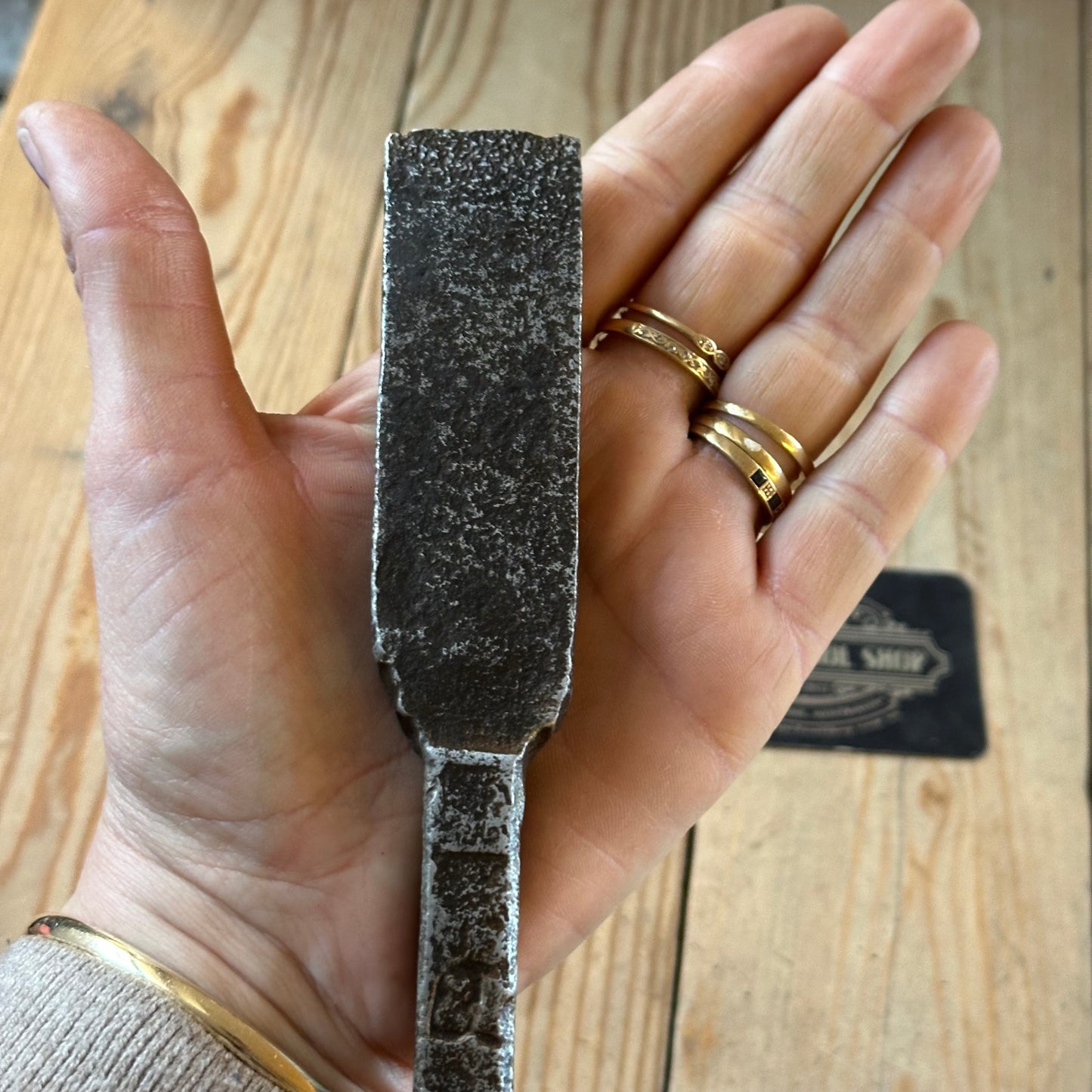D1881 ANCIENT! Large antique 30mm EUROPEAN Carving CHISEL